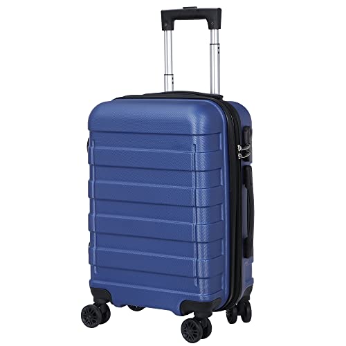 21 Inch Expandable Suitcase Hardside Carry-On Travel Luggage