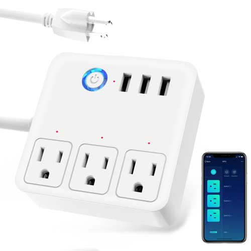 Smart Power Strip with Wi-Fi Surge Protector