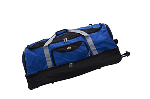 Rockland Navy Rolling Duffel Bag