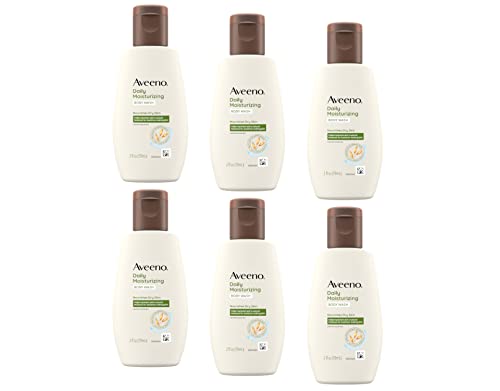 Aveeno Daily Moisturizing Body Wash - Travel Size, Pack of 6