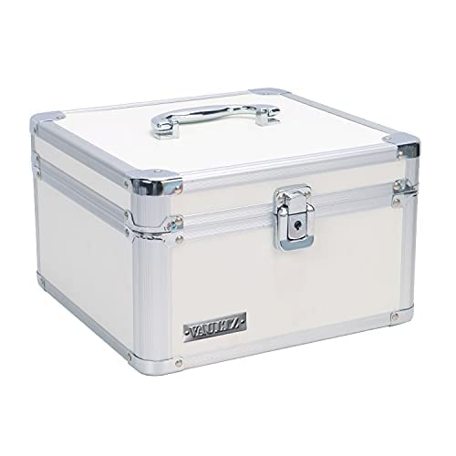 Vaultz Portable Safe Box - Large Storage Box with Lock