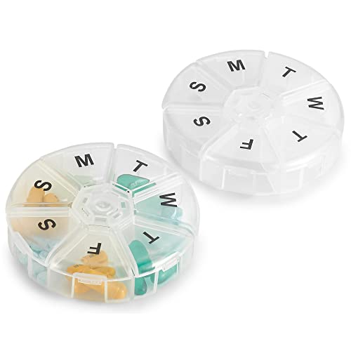 7 Day Pill Organizer - Pack of 2