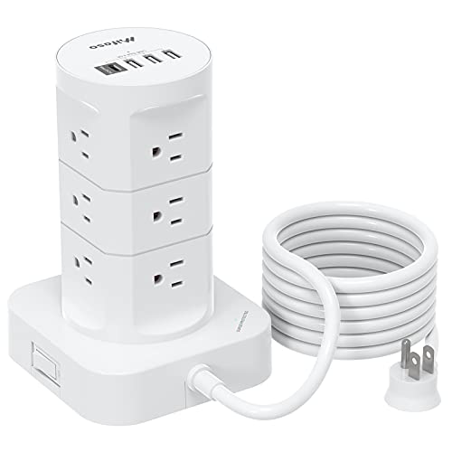 12-Outlet Surge Protector Power Strip Tower