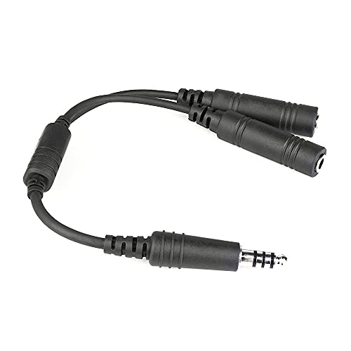 R SPIDER Wireless GA Headset to Helicopter Adapter