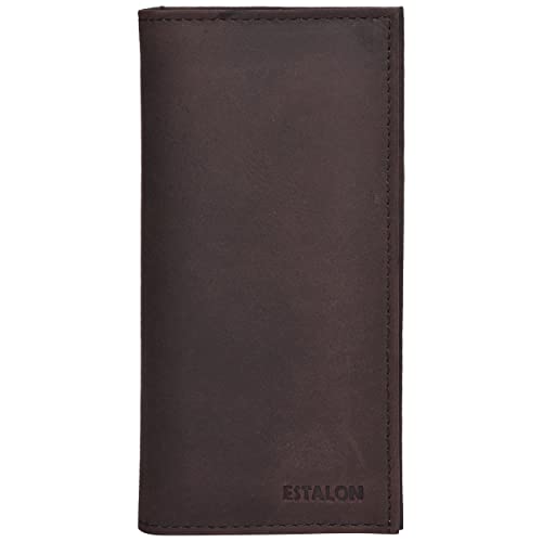 ESTALON Leather Checkbook Cover