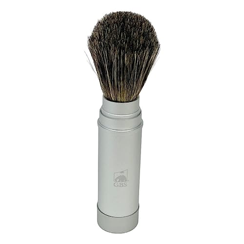 G.B.S Metal Canister Badger Hair Shave Brush