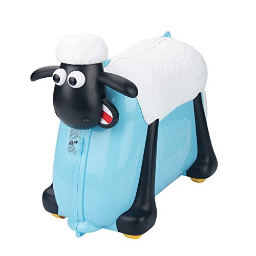 SAIPOTOYS Shaun the Sheep Kids Ride-On Suitcase