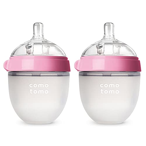 Comotomo Baby Bottle 5 Ounce, 2 Count (Pack of 1)