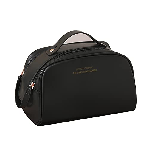 Double Zipper Cosmetic Bag for Women