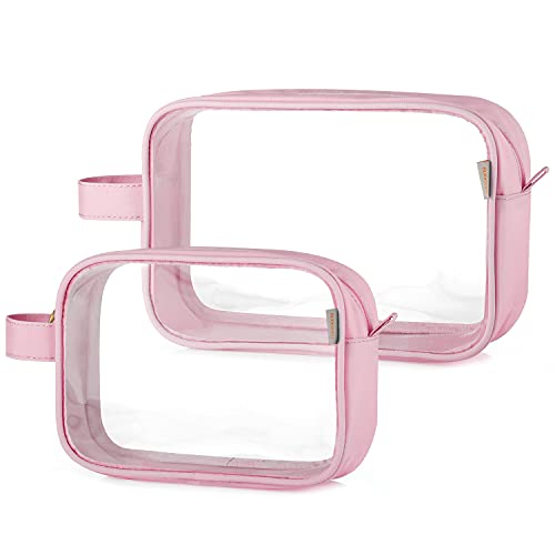 GAGAKU Clear Toiletry Bag - Travel Makeup Cosmetic Bags