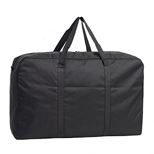 Large Black Storage Bag - Waterproof Travel Duffle Bag