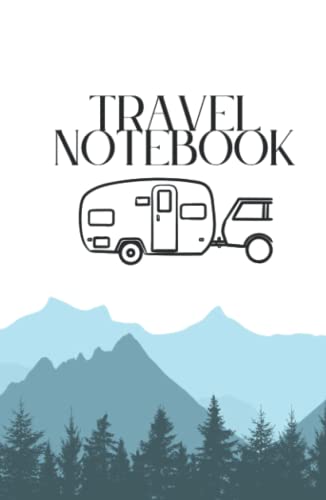 Travel Journal with Entry Prompts and Airstream Mountain Cover