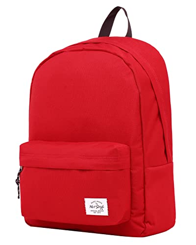 HotStyle SIMPLAY School Backpack Bookbag, Red