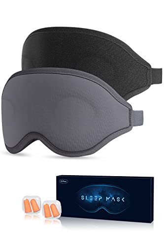 3D Contoured Cup Sleep Mask for Side Sleepers