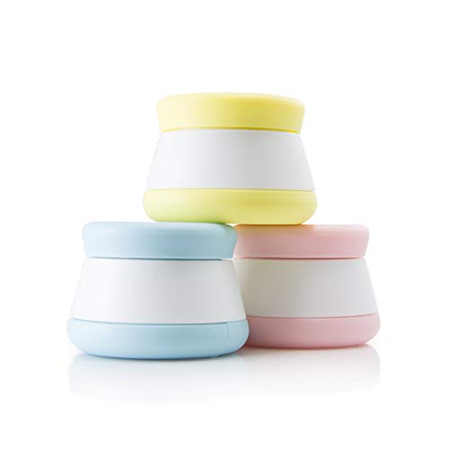 Peak Gear Silicone Cream Jars - Travel Containers (3 Jars Pack)