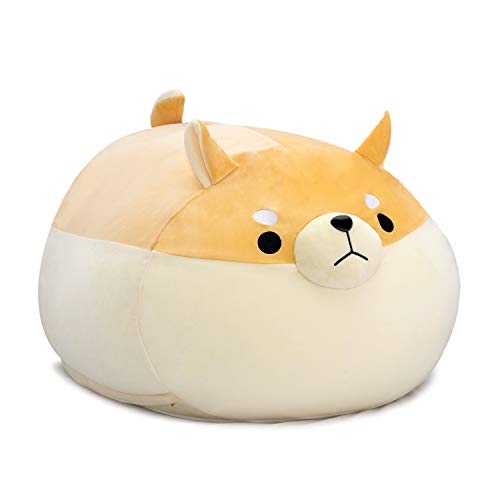 Yellow Dog Stuffed Animal Storage Bean Bag Chair Cover