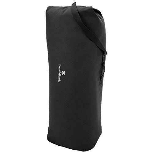 Large Top Load Duffle Bag - Black
