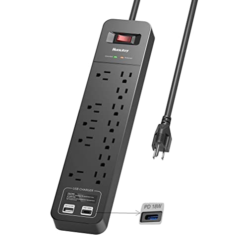 Huntkey 12 Outlet Surge Protector Power Strip