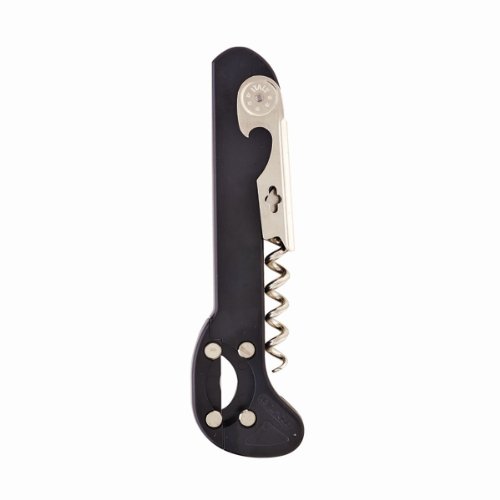 Black Boomerang Corkscrew Set with No Blade Foil Cutter - Reliable and Efficient Wine Opener