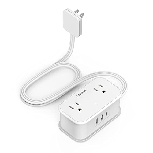 TESSAN Travel Power Strip