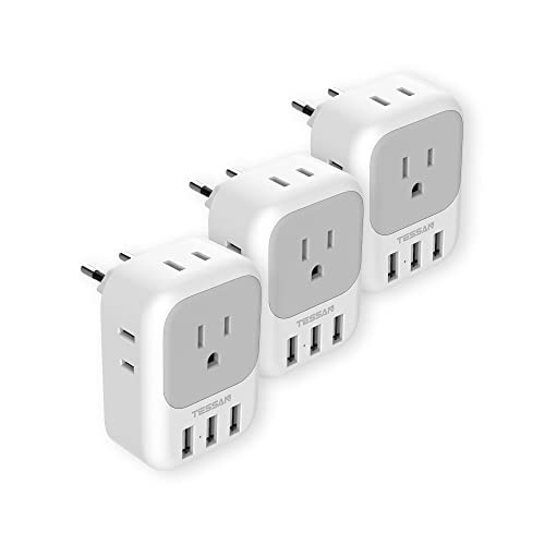 TESSAN European Travel Plug Adapter