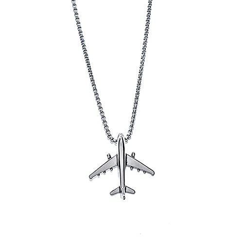 Hifunny Airplane Necklace 3D Airplane Model