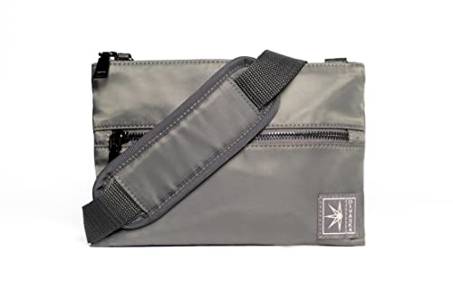 Divaska Unit 001 Gray Men's Crossbody Festival Bag