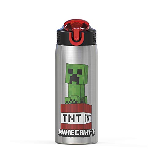 Zak Designs Minecraft Stainless Steel Water Bottle