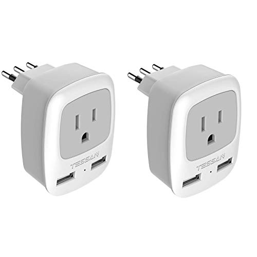 TESSAN Italy Travel Power Adapter