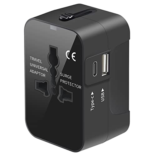 Universal Travel Adapter with 2 USB Ports