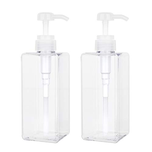 Refillable Lotion Soap Dispenser Liquid Container - 2 Pack