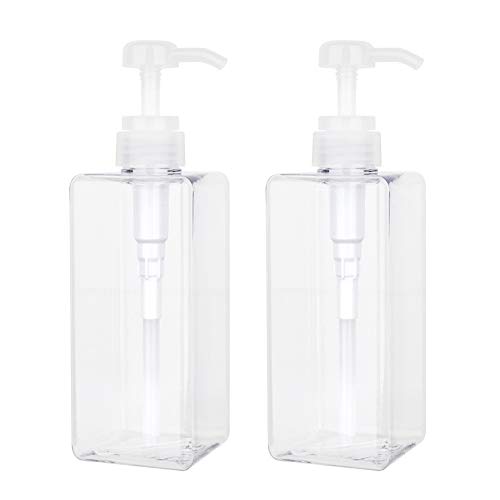 Refillable Lotion Soap Dispenser Liquid Container - 2 Pack