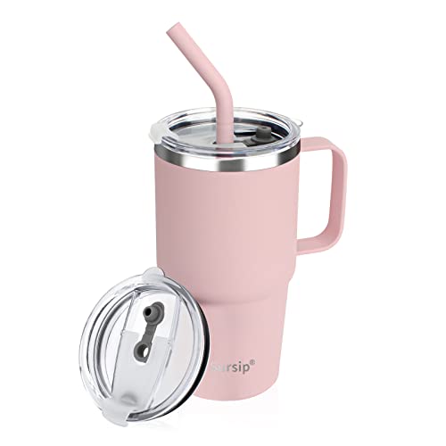 Sursip 24 oz Insulated Cup with Handle