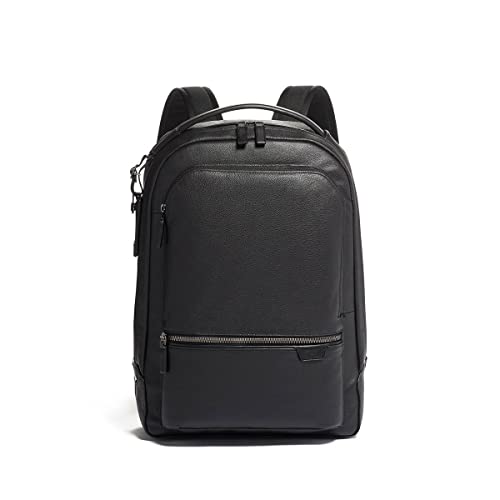 TUMI Leather Laptop Backpack