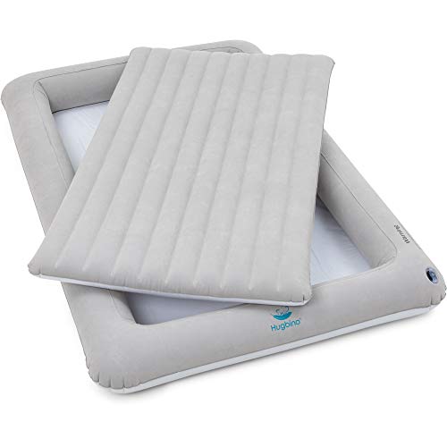 HUGBINO Portable Kids Air Mattress with Electric Pump