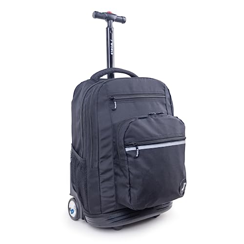 Sundance Rolling Backpack - Black