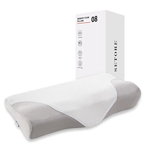 Dreamsir Firm Cervical Memory Foam Pillow