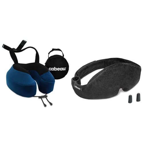 Cabeau Midnight Magic Sleep Mask & Cabeau Evolution S3 Travel Pillow