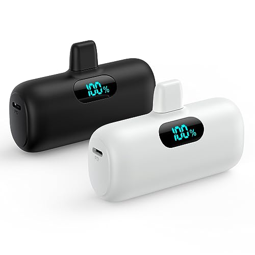 Mini Portable Charger 5000mAh - Compact Power Bank for iPhone