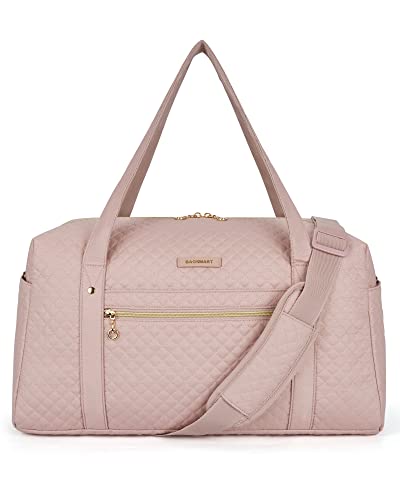 BAGSMART 31L Quilted Weekender Overnight Bag for Women