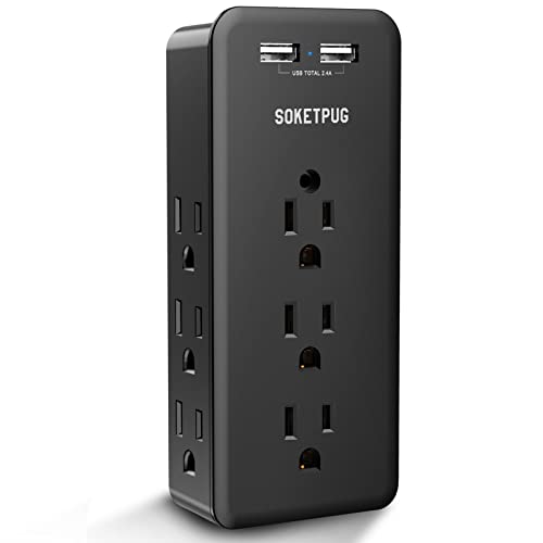 SOKETPUG Surge Protector with USB Ports