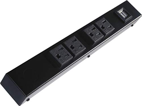 Compact and Reliable 12" Hardwired Power Strip