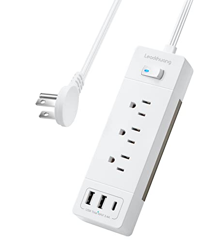 1875W Power Strip with USB C Ports and Surge Protector