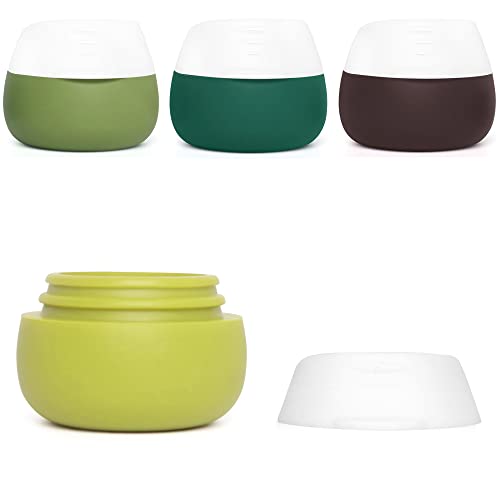 Gemice Silicone Cream Jars - Travel Containers for Toiletries