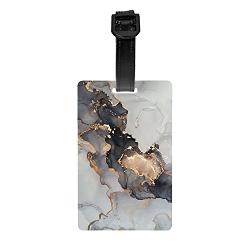 Marble Luggage Tags
