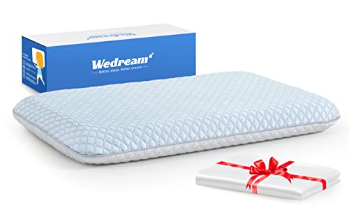Ultra Thin Lightweight Foam Pillow for Stomach and Back Sleepers