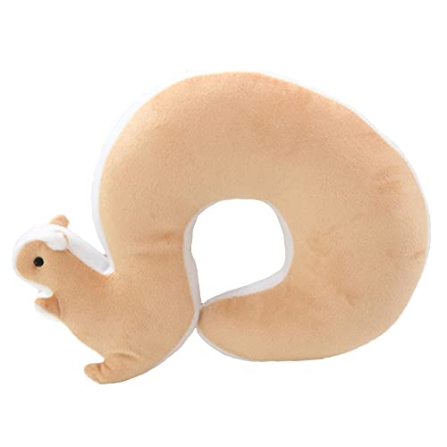 Soft Squirrel Animal Plush U Shape Travel Pillow