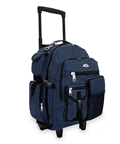 Everest Deluxe Wheeled Backpack - Spacious, Sturdy, and Convenient