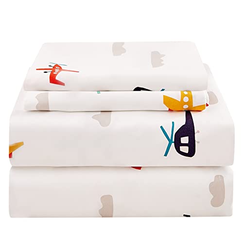 JSD Kids Airplane Sheet Set