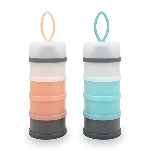 LADISO Baby Formula Dispenser - Portable Milk Powder Dispenser